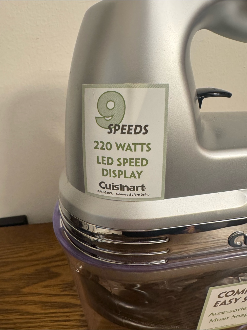Cuisinart Power Advantage PLUS 9-Speed Hand Mixer Storage Case HM-90S NWOT - Picture 2 of 12
